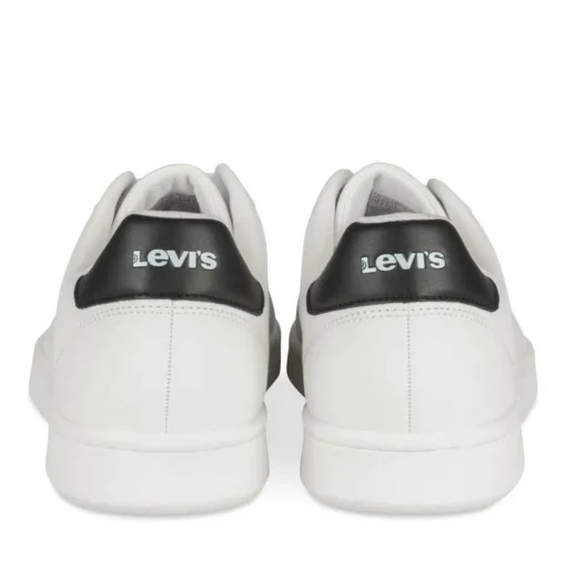 Baskets BLANC Homme Motif Uni A Enfiler