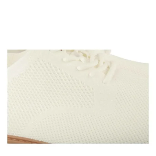 Baskets BLANC Homme Motif Uni Lacets