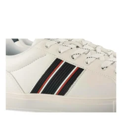 Baskets BLANC Homme Motif Uni Lacets