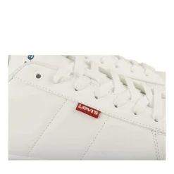 Baskets BLANC Homme Motif Uni Lacets