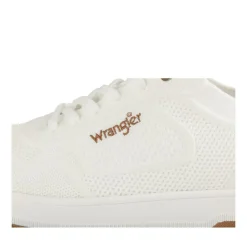 Baskets BLANC Homme Motif Uni Lacets