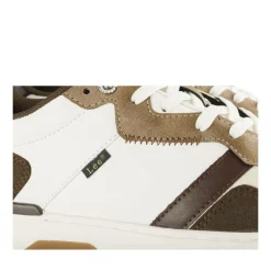 Baskets BLANC Homme Motif Uni Lacets