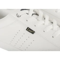 Baskets BLANC Homme Motif Uni Lacets