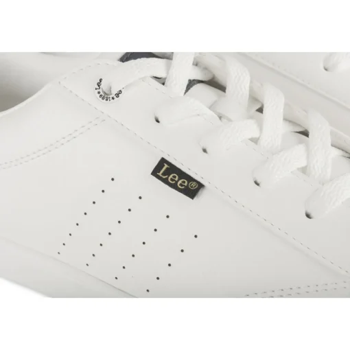 Baskets BLANC Homme Motif Uni Lacets