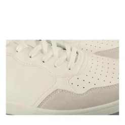Baskets BLANC Homme Motif Uni Lacets
