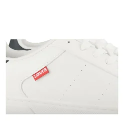 Baskets BLANC Homme Motif Uni A Enfiler