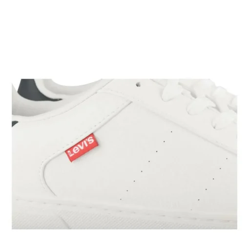 Baskets BLANC Homme Motif Uni A Enfiler