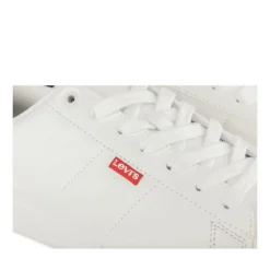 Baskets BLANC Homme Motif Uni A Enfiler