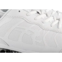 Baskets BLANC Homme Motif Uni Lacets