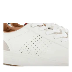 Baskets BLANC Homme Motif Uni Lacets