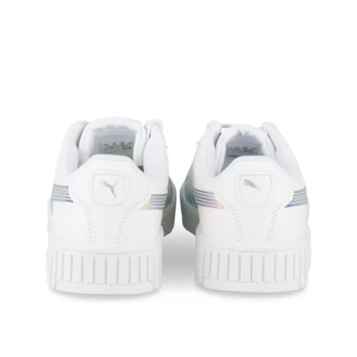 Baskets BLANC PUMA Carina 2.0 Holo JR