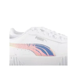 Baskets BLANC PUMA Carina 2.0 Holo JR