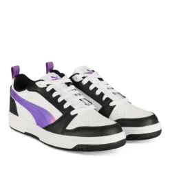 Baskets BLANC PUMA Jr Rebound V6 Dd