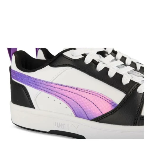 Baskets BLANC PUMA Jr Rebound V6 Dd