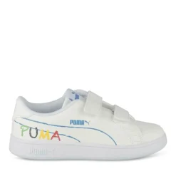 Baskets BLANC PUMA Smash