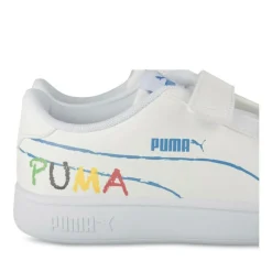 Baskets BLANC PUMA Smash