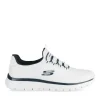 Baskets BLANC SKECHERS Burns