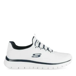 Baskets BLANC SKECHERS Burns