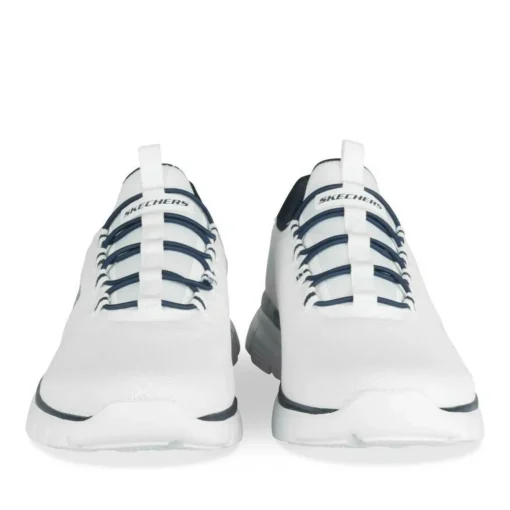 Baskets BLANC SKECHERS Burns
