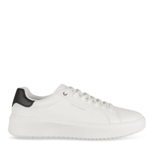 Baskets BLANC SKECHERS COURT BREAK