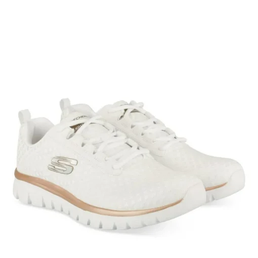 Baskets BLANC SKECHERS Graceful 2.0-Nu Chapter