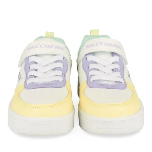 Baskets BLANC SKECHERS Sport Court 92