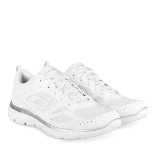 Baskets BLANC SKECHERS SUMMITS