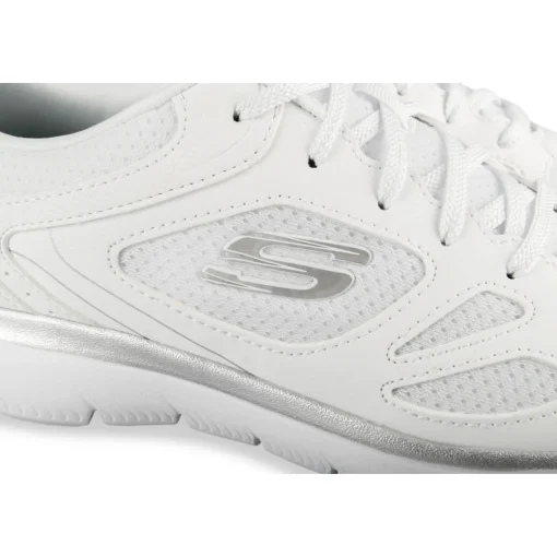 Baskets BLANC SKECHERS SUMMITS