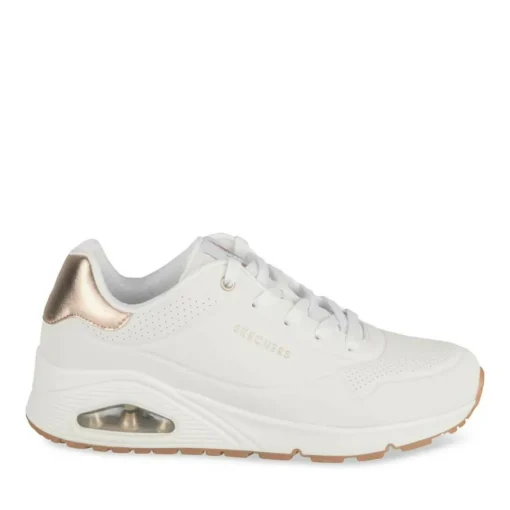 Baskets BLANC SKECHERS Uno Golden Air