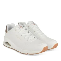 Baskets BLANC SKECHERS Uno Golden Air
