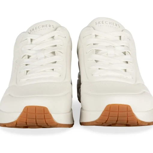 Baskets BLANC SKECHERS UNO