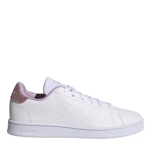 Baskets BLANCHES ADIDAS Advantage K