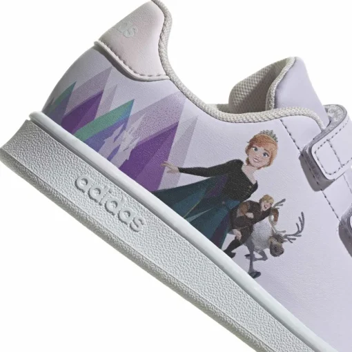 Baskets BLANCHES ADIDAS Advantage Frozen