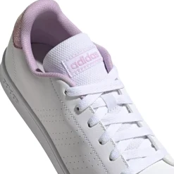 Baskets BLANCHES ADIDAS Advantage K