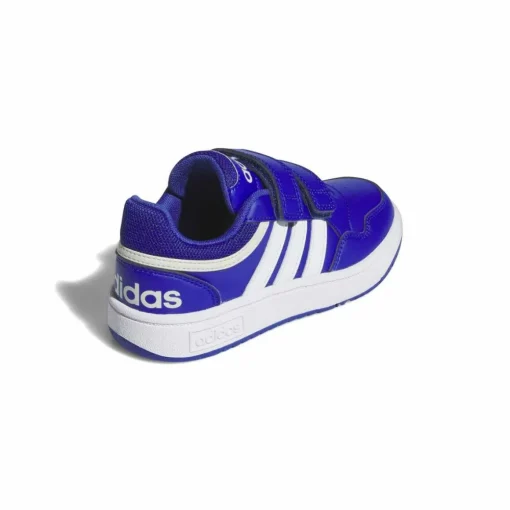 Baskets BLEU ADIDAS HOOPS