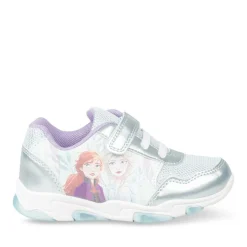 Baskets BLEU Fille Motif Uni Scratch