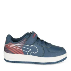 Baskets BLEU Garçon Motif Uni Scratch
