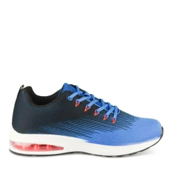 Baskets BLEU Garçon Motif Uni A Enfiler