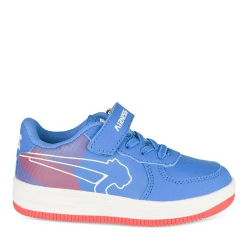 Baskets BLEU Garçon Motif Uni Scratch