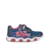 Baskets BLEU Garçon Motif Multicolore Scratch
