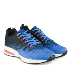Baskets BLEU Garçon Motif Uni A Enfiler