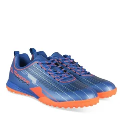 Baskets BLEU Garçon Motif Uni Lacets