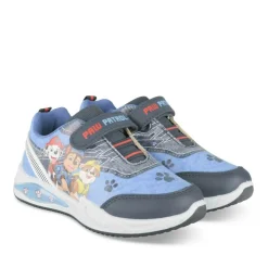 Baskets BLEU Garçon Motif Animal Scratch