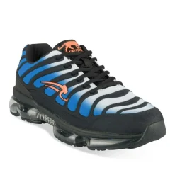 Baskets BLEU Garçon Motif Uni Lacets