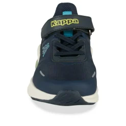 Baskets BLEU Garçon Motif Uni Lacets