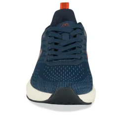 Baskets BLEU Garçon Motif Uni Lacets