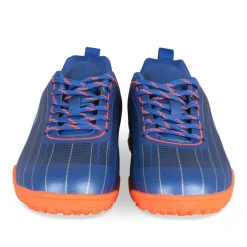 Baskets BLEU Garçon Motif Uni Lacets