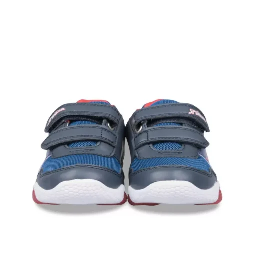 Baskets BLEU Garçon Motif Multicolore Scratch