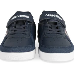 Baskets BLEU Garçon Motif Uni Scratch + Elastique