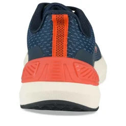 Baskets BLEU Garçon Motif Uni Lacets